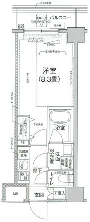 アイルグランデ川崎の間取り画像