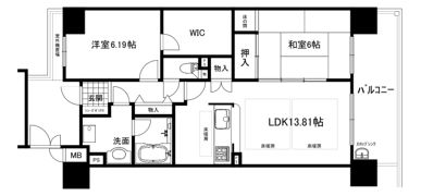 アウルコート大路の間取り画像