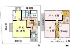 グレイス コートDの間取り画像
