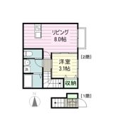 ミルエーラ荒井Ⅰの間取り画像