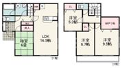 駒越中2戸建の間取り画像