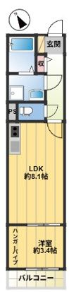 グリッター 香椎の間取り画像