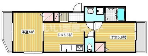 コンフォートビラ茅ヶ崎の間取り画像