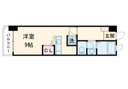 Niceマンション九品寺の間取り画像