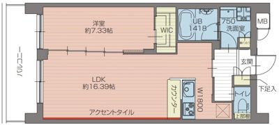 プレジオ北綾瀬ASIANの間取り画像