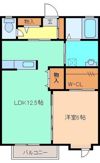 ラフィーネコートⅡの間取り画像