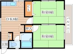 コーポアオバⅡの間取り画像