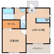 ハウス櫛原の間取り画像