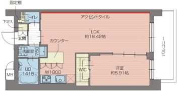 プレジオ北綾瀬ASIANの間取り画像