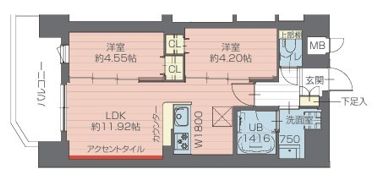プレジオ西日暮里NORTHの間取り画像