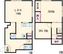 末広町10番1棟3戸の間取り画像