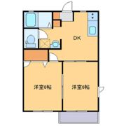 レジデンスみなみ Eの間取り画像