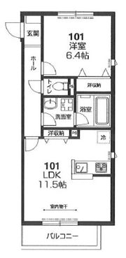 メゾンけやき台の間取り画像
