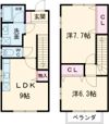 グレイス三ツ池 Aの間取り画像
