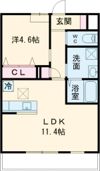 ウィンサムパインⅡの間取り画像