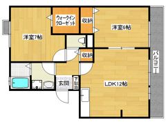 グレイス荒木A棟の間取り画像