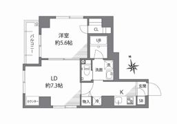 アセンションアイディ浅草の間取り画像