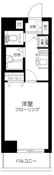 ヴィータローザ東府中の間取り画像