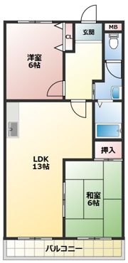 メゾン池場の間取り画像