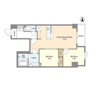 ドゥーエ町屋Ⅱの間取り画像