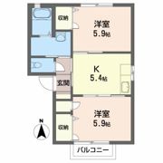 クレール松陵の間取り画像