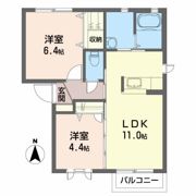 プロヴァンス・Hの間取り画像