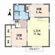 アーク・ヴィラ Dの間取り画像