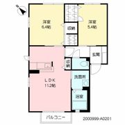 グランフィ－ル華里の間取り画像