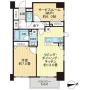 デュオ府中駅前の間取り画像