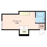益子アパートの間取り画像