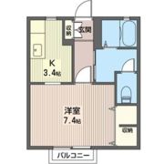 ラ・ドゥース中原の間取り画像