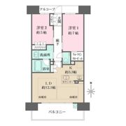 ザ・パークハウス大阪福島の間取り画像