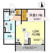 ark西城南の間取り画像