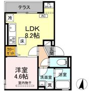 世田谷区砧1丁目KJ D-ROOM新築工事の間取り画像