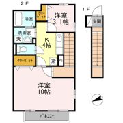 レセンテ野川 A棟の間取り画像