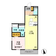 ルミエールクレストの間取り画像