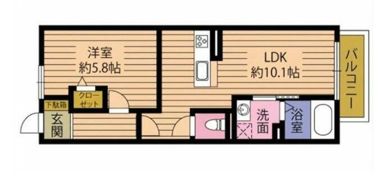 GOLD HEIMⅡの間取り画像