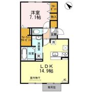クレスト大針の間取り画像