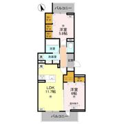 Bord du Lac Soeri ﾎﾞｰﾃﾞｭﾗｯｸｿｴﾘの間取り画像
