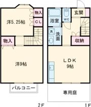 モンターニュⅡ番館の間取り画像