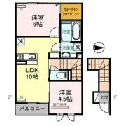 シャルム フルーレⅡの間取り画像