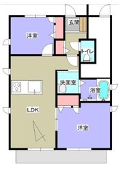 シャーメゾン西新町の間取り画像