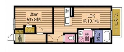 GOLD HEIMⅡの間取り画像