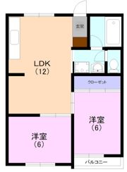 マンションペガサスの間取り画像