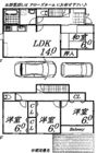 朝霧東町2丁目戸建ての間取り画像