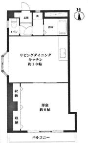 プレステージ横浜東寺尾の間取り画像