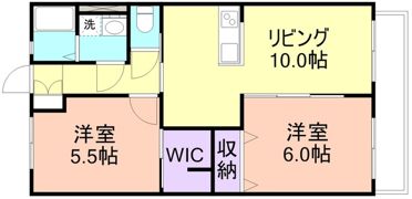 ローパスⅡの間取り画像
