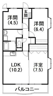 メゾン宮北の間取り画像