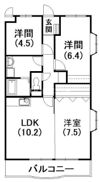 メゾン宮北の間取り画像