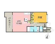 キルンズ博多駅南の間取り画像